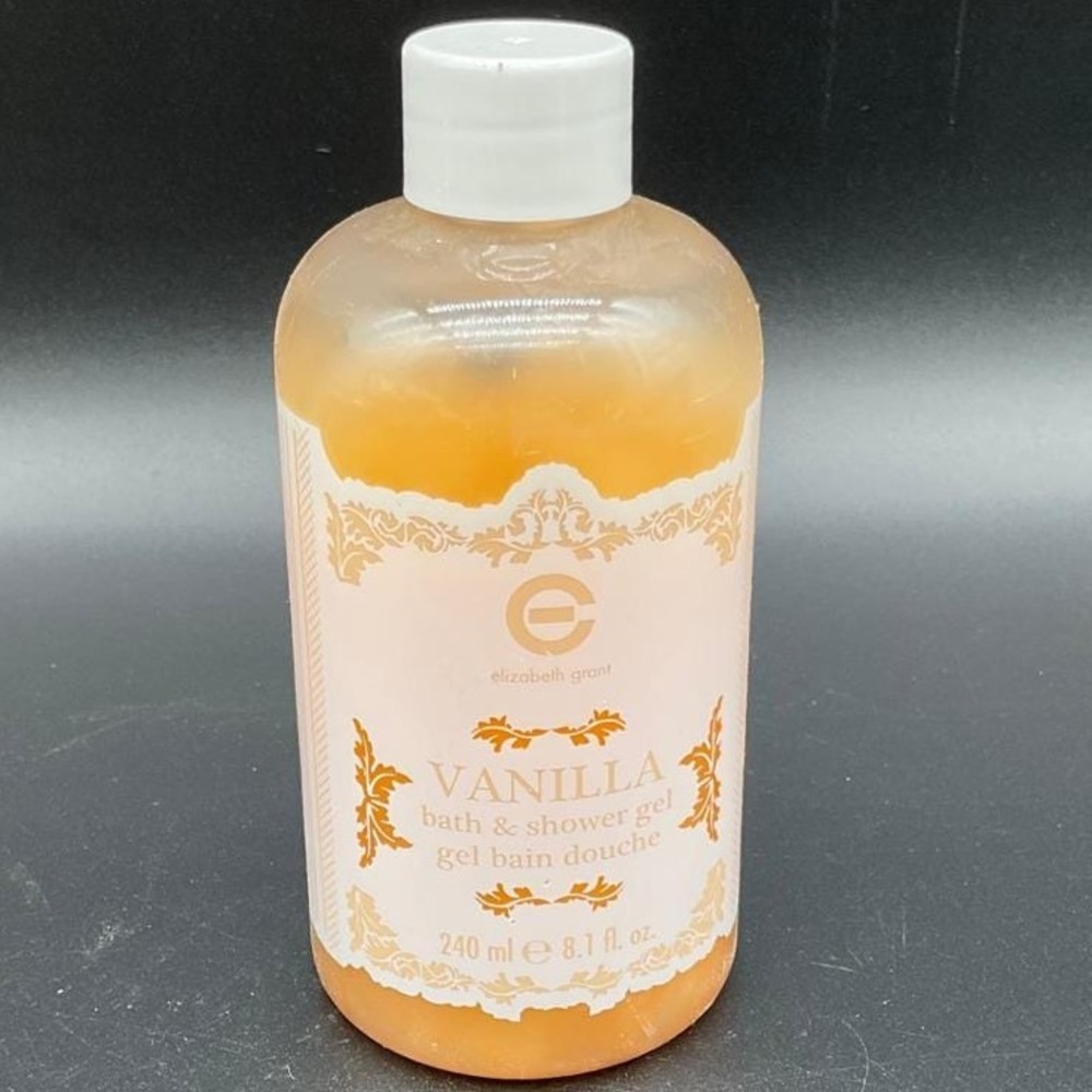 Elizabeth Grant‎ Vanilla Bath & Shower Gel 240ml Sealed Full Bottle